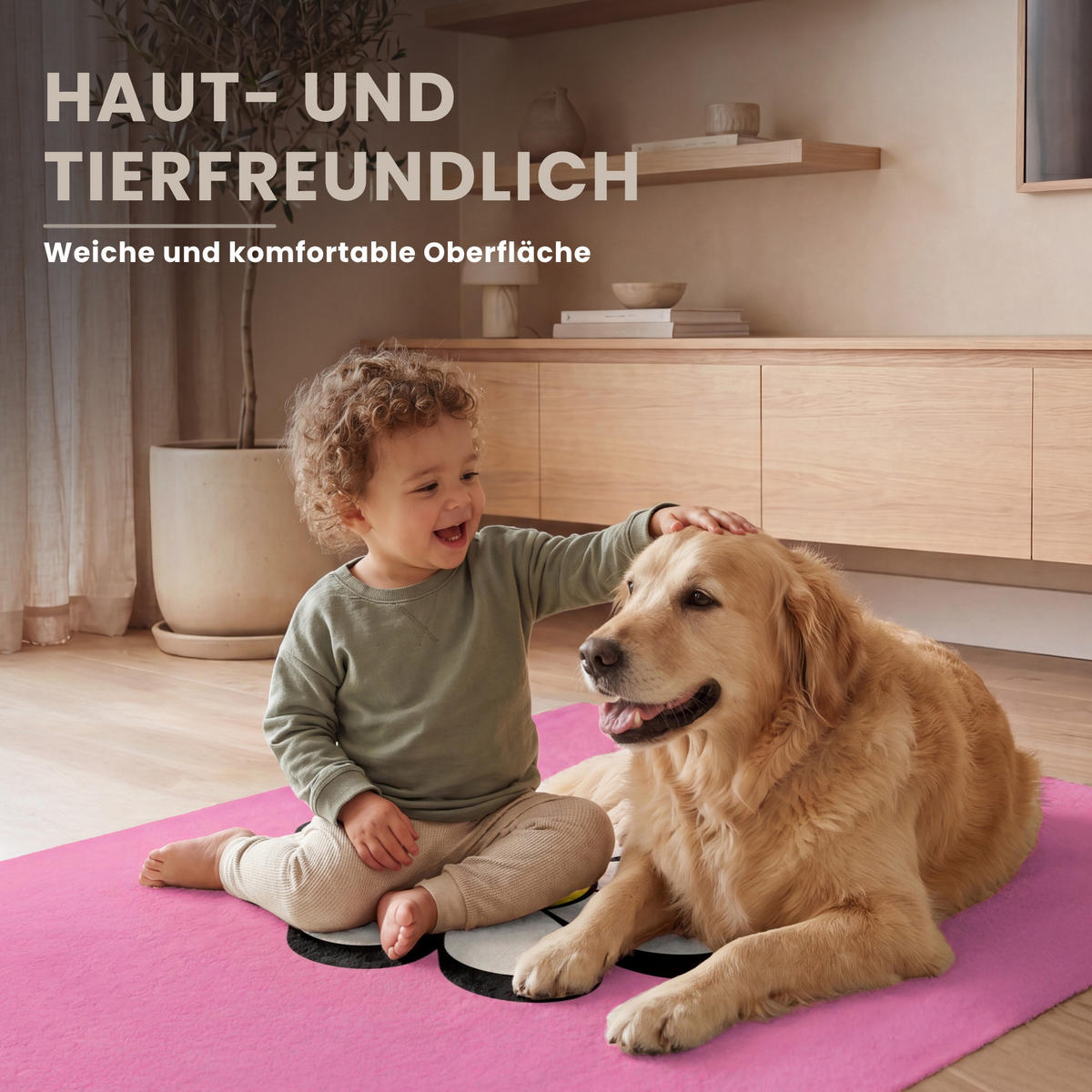 PREPROGE - Cvet - 90x150 cm - pink, umetna masa/tekstil (90/0.4cm) - OnlyWow