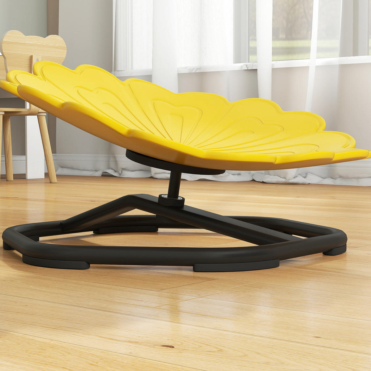 DREHSITZ DE-18652 360° drehbar für Gleichgewichtstraining Gelb - Gelb, Kunststoff (50/29/54cm) - ComfortXL