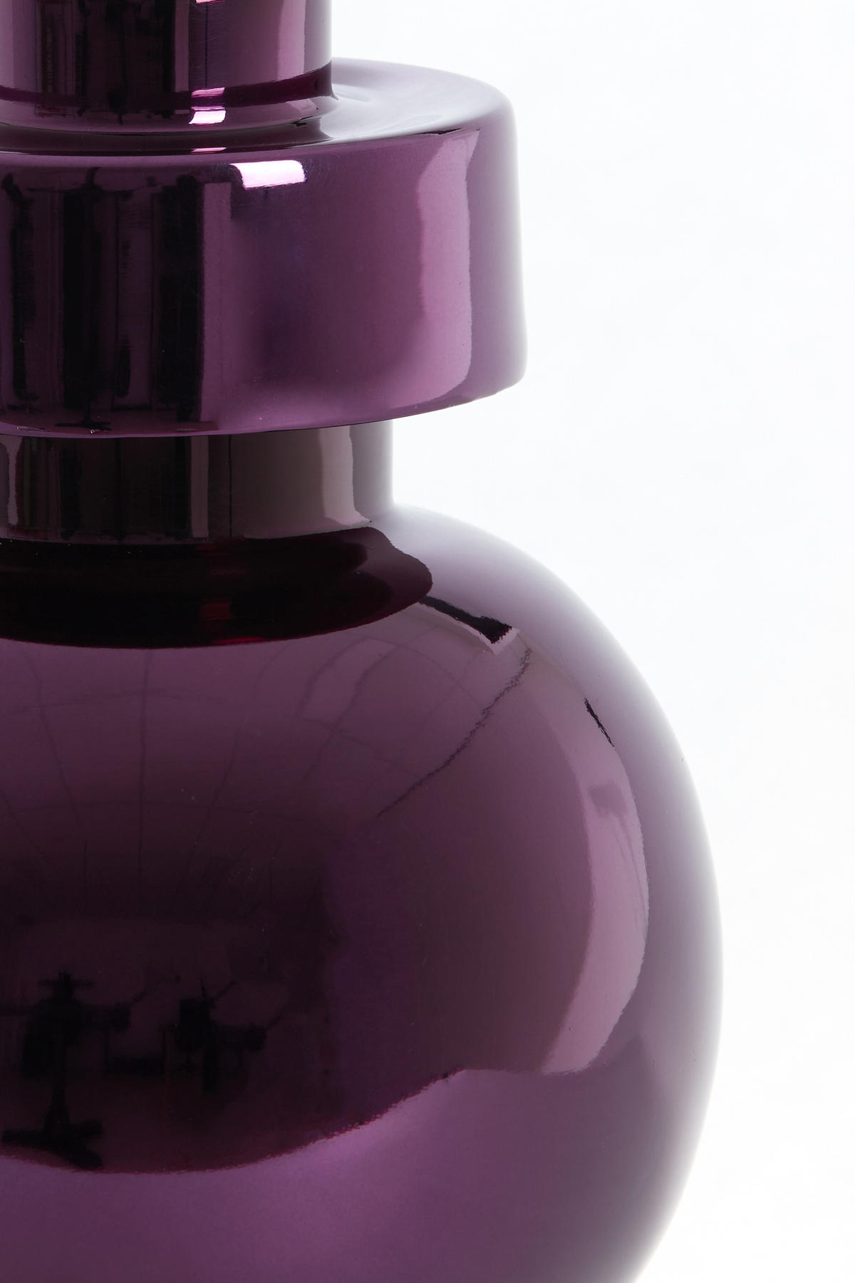 LAMPENSOCKEL Bodiosa Lila 15/15/32 cm - Lila, Metall (15/15/32cm) - Light & Living