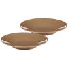 SERVIERPLATTEN Sahara Hellbraun ø 31 cm 2er Set - Hellbraun, Keramik (31/5/31cm) - Ritzenhoff Breker