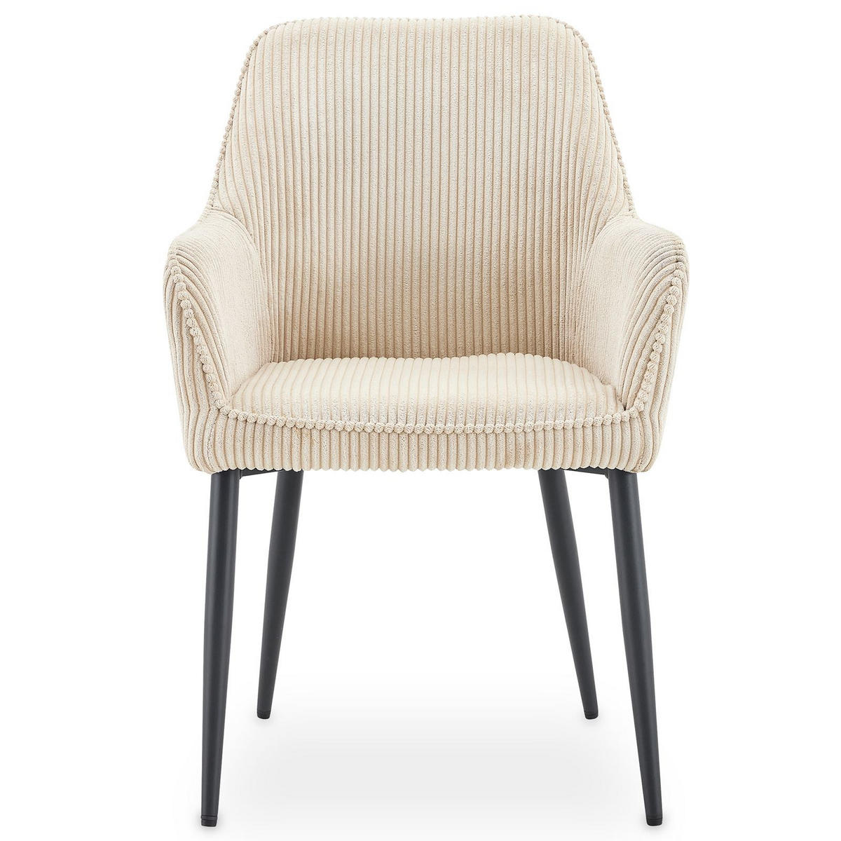 ESSZIMMERSTÜHLE VERONA 2er-Set beige - Beige, Textil (59/85/63cm) - IDIMEX