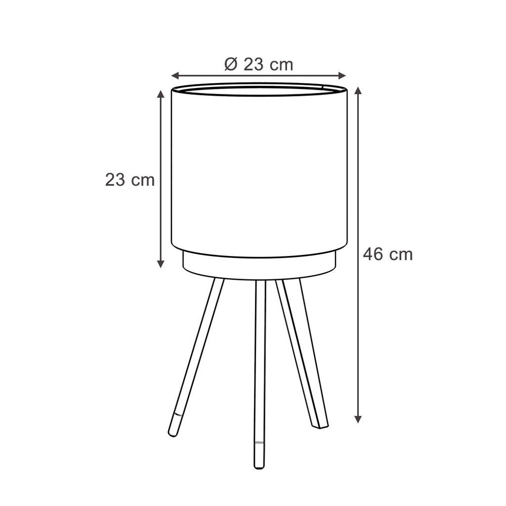 Thumbnail - Vicco Tischlampe, Schwarz, Gold, Metall, Rund, 23x46x23 cm, Lampen & Leuchten, Innenbeleuchtung, Tischlampen, Tischlampe...