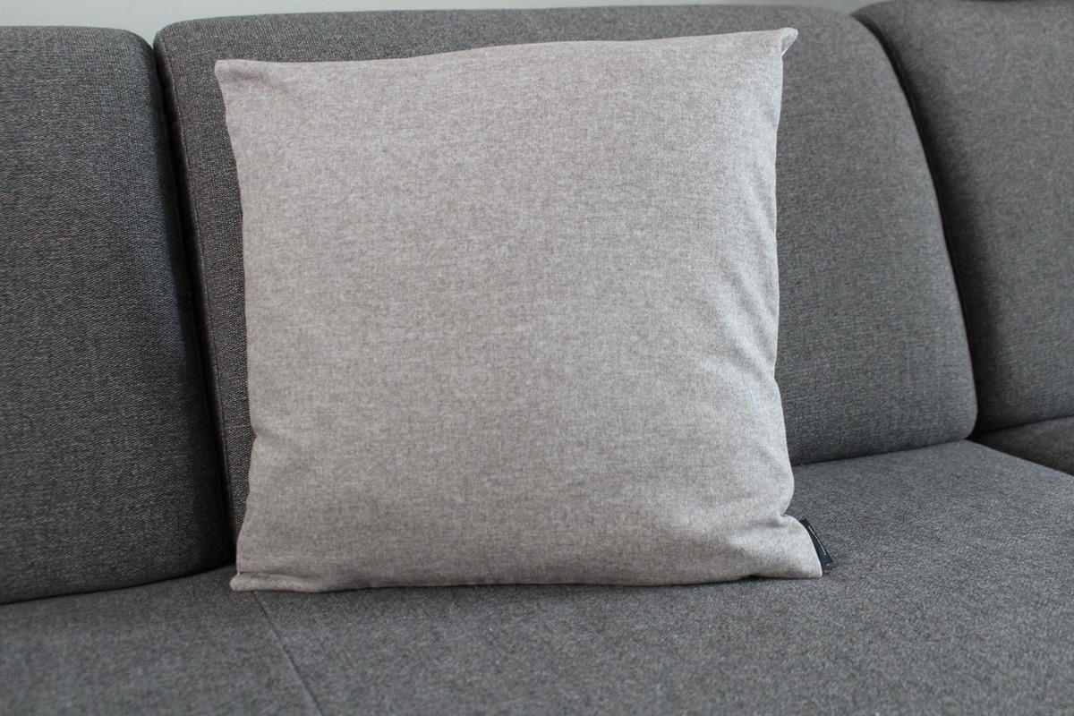 KISSENHÜLLE BERGWELTEN - Braun, Textil (45/45cm) - Yve! decoration