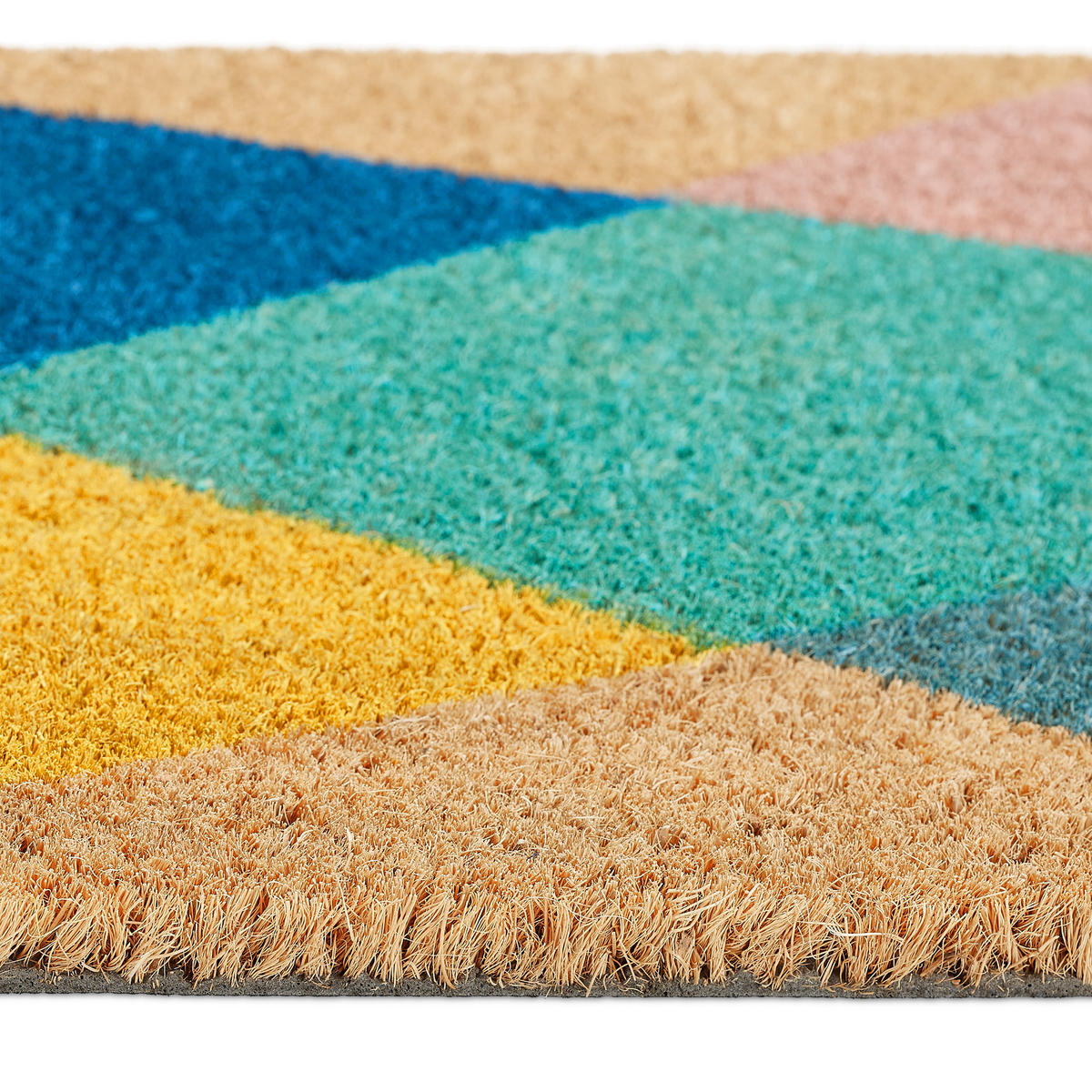 FUSSMATTE - Multicolor, Kunststoff/Textil (60/40cm) - Relaxdays