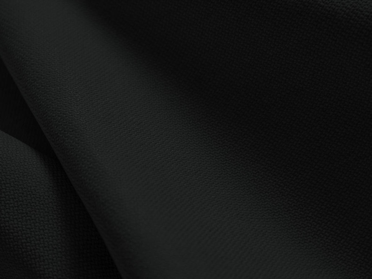 ECKSOFA rechts Jodie aus strukturiertem Stoff schwarz 5 Sitzplätze - Schwarz, Textil (166/341cm) - Micadoni