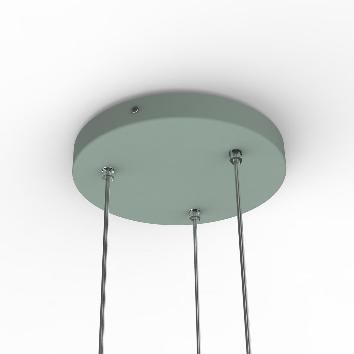 HÄNGELEUCHTE - Grün, Metall (35/35/22cm) - Lumicom