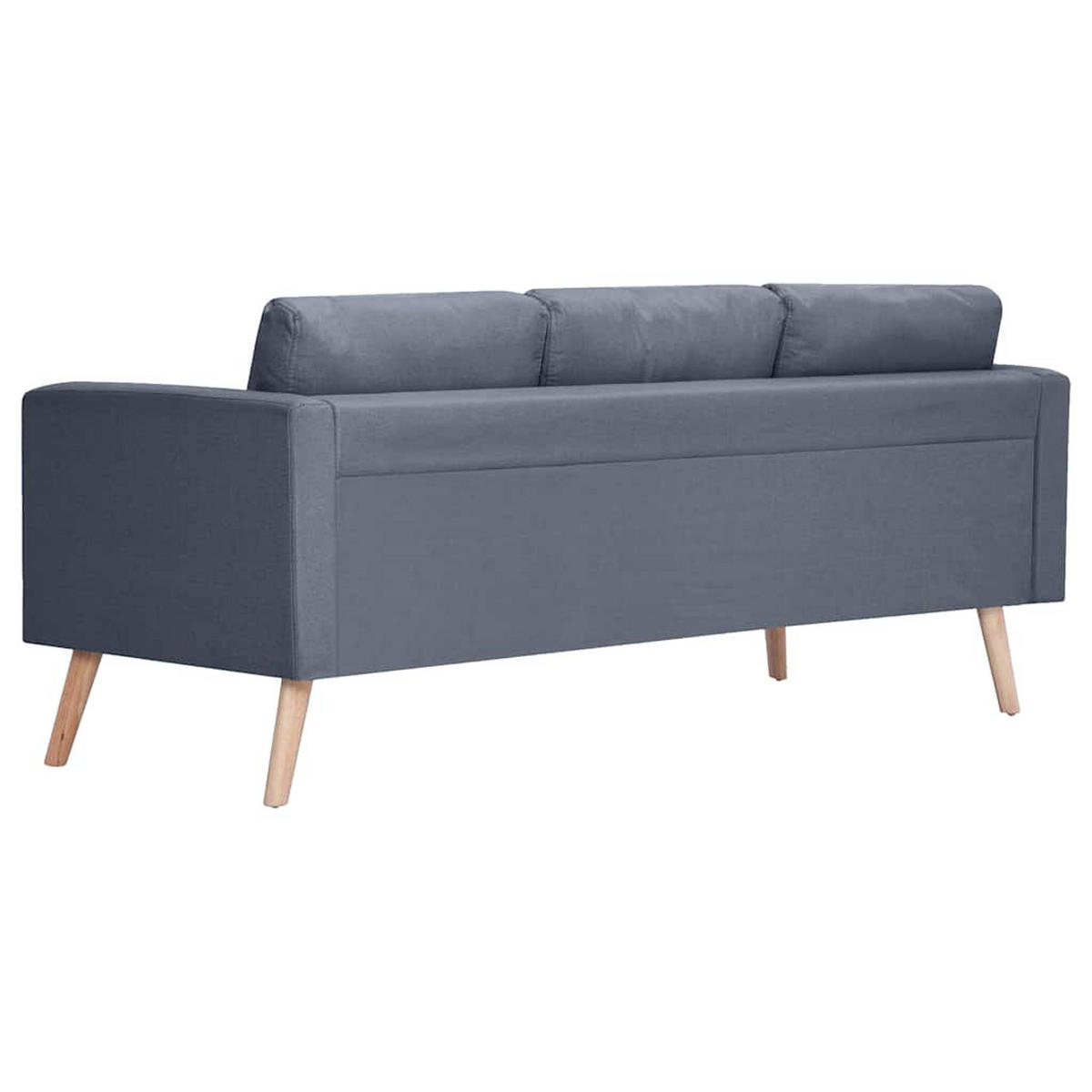 SITZGARNITUR Brühl - Dunkelgrau, Holz (168/73/70cm) - Nettlife