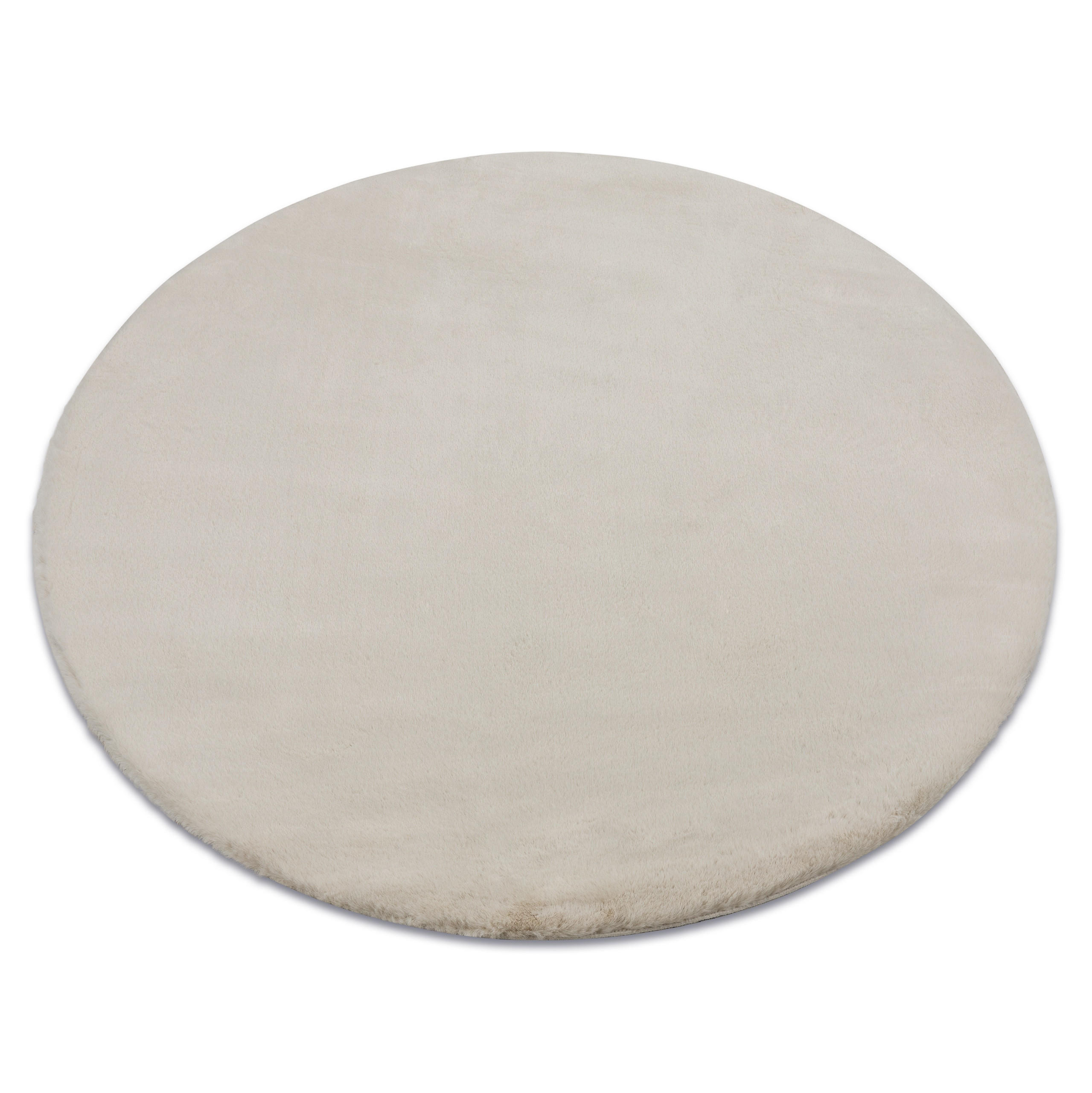 TEPPICH Bunny 100 cm - Beige, Textil (100/100cm) - rugsX