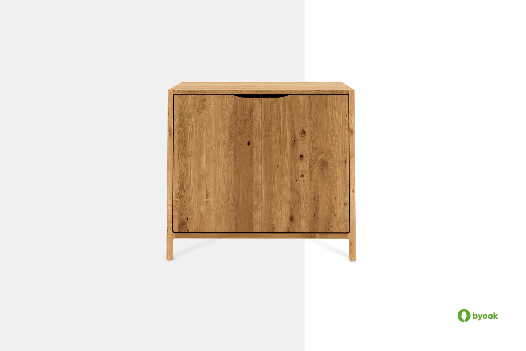 KOMMODE PAUL Kernbuche - Kernbuche, Holz (95/80/50cm) - byoak