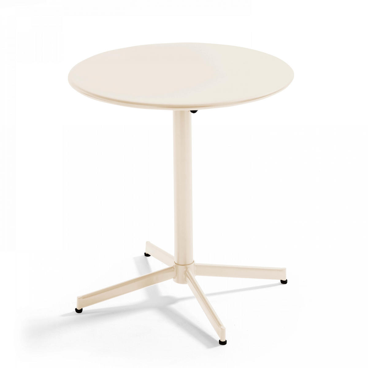 GARTENSET 3-tlg., Elfenbeinfarbe - Creme, Metall - Oviala