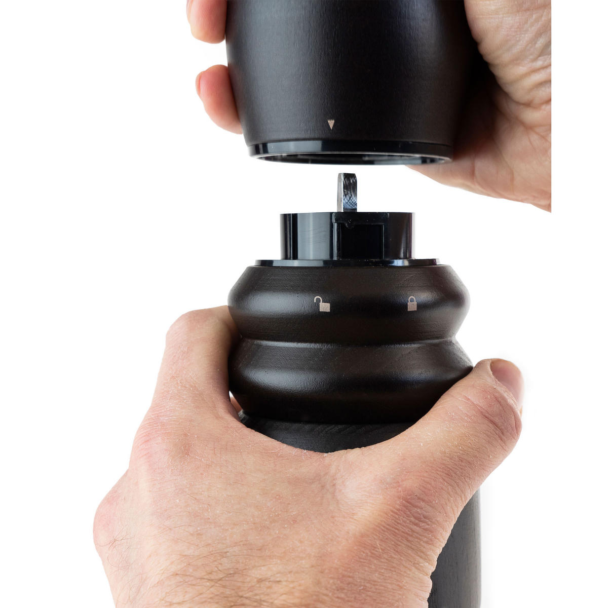 SALZMÜHLE Elektrisch Paris Électrique 34cm Buchenholz Schokolade Stahlmahlwerk - Braun, Holz (7.3/34/7.3cm) - PEUGEOT