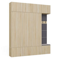 DULAP PENTRU HOL modern, set de dulapuri – șifonier pentru haine și dulap pentru pantofi, stejar Sonoma 200/238/35 - stejar Sonoma, compozit lemnos (200/238/35cm) - RAUMHIRSCH FURNITURE