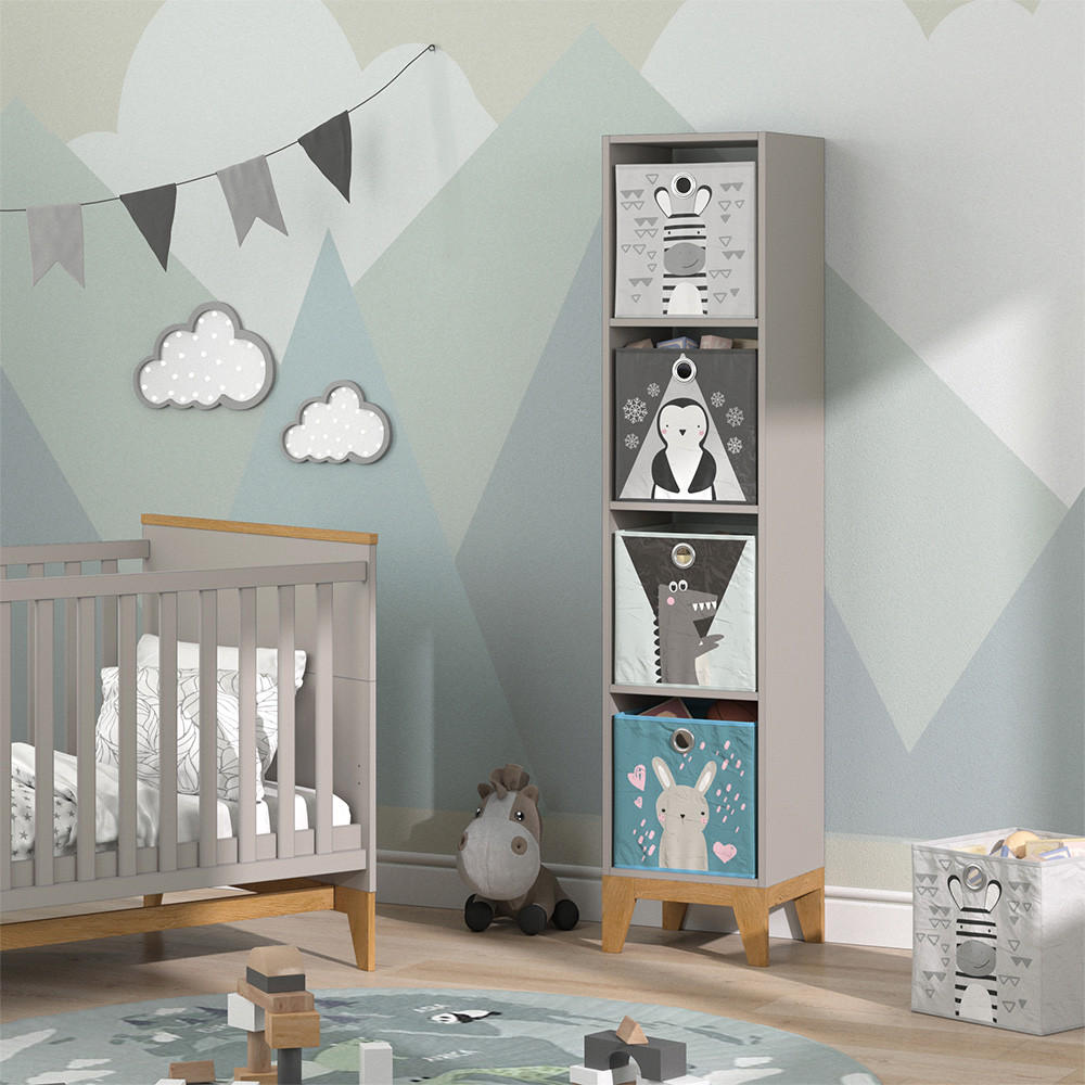 KINDERREGAL Malia Cashmere-Eiche 35.2 x 159.5 cm - Kaschmir, Holzwerkstoff (35.2/159.5/30cm) - VitaliSpa