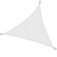 SONNENSEGEL SolVision PS9 360/360/360 cm dreieckig Weiß PE - Weiß, Kunststoff (360/360cm) - Sol Royal