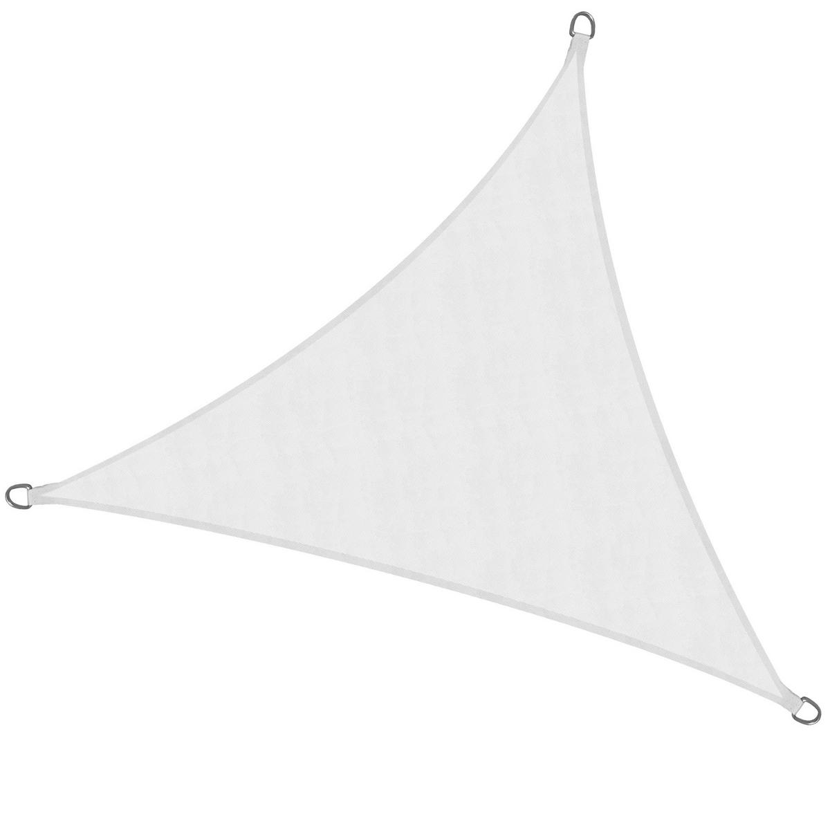 SONNENSEGEL SolVision PS9 360/360/360 cm dreieckig Weiß PE - Weiß, Kunststoff (360/360cm) - Sol Royal