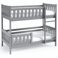 ETAGENBETT Holzbett LUMBE, Kinderbett - Grau, Holz (80/190cm) - KONSIMO®
