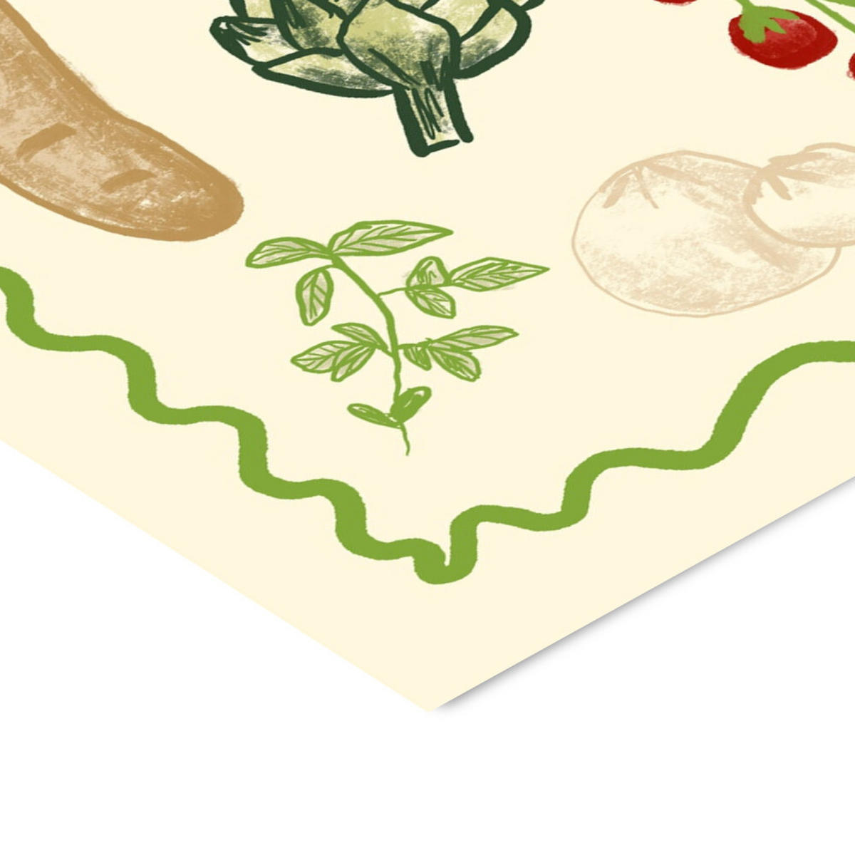 POSTER mit Rahmen Studio Dolci - Antipasti - Multicolor/Schwarz, Holz/Papier (70/100cm) - Poster&Frame