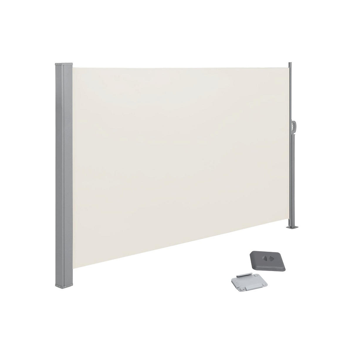 SEITENMARKISE - Creme, Metall (200/13/350cm) - Hansiro