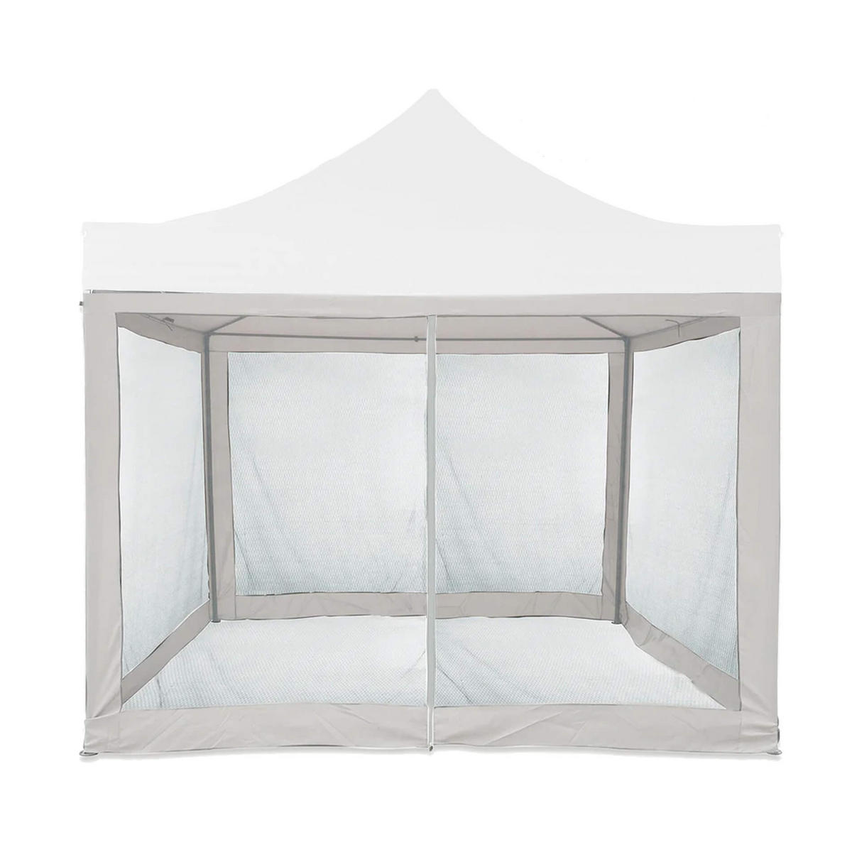 MOSKITONETZ FÜR PAVILLON Weiß 1200/240 cm - Weiß, Kunststoff (240/240/1200cm) - Mobili Rebecca