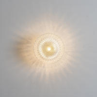 DECKENLEUCHTE Anthemis, Transparent und verchromt, 13.5cm - Transparent, Glas (13/21/13.5cm) - KOSILUM