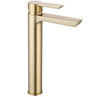 WASCHBECKENARMATUR Rea Argus Gold Brush High - Goldfarben, Metall (4.5/28.5/14.5cm) - REA