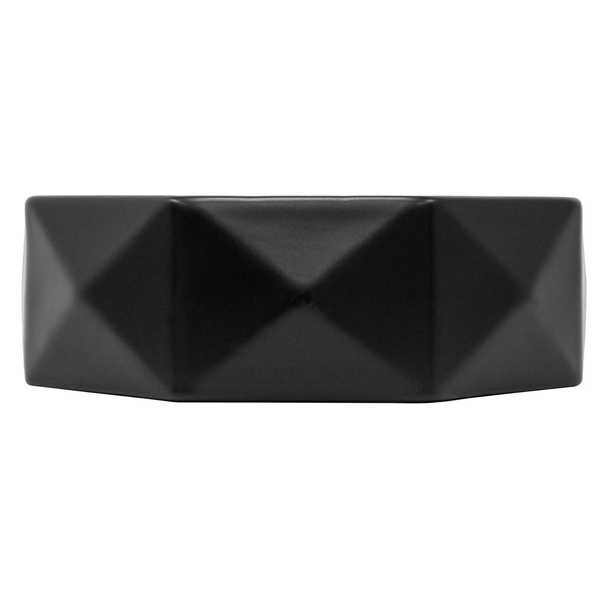WASCHBECKEN - Schwarz, Keramik (42/13.5/42cm) - ML-DESIGN