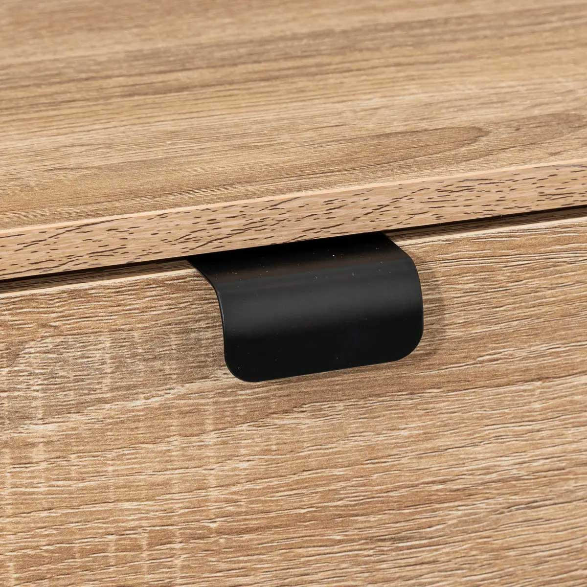 SCHUHSCHRANK 3 Fächer Aliaj 63,2/24/122 cm - Braun, Holzwerkstoff (24/122/63.2cm) - 5five Simply Smart