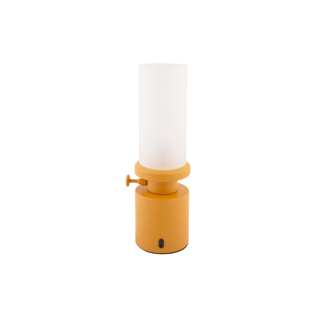 Thumbnail - Leitmotiv Tischlampe, Gelb, Metall, Rund, 7.8x29.5x7.8 cm, CE, Lampen & Leuchten, Innenbeleuchtung, Tischlampen, Tischla...