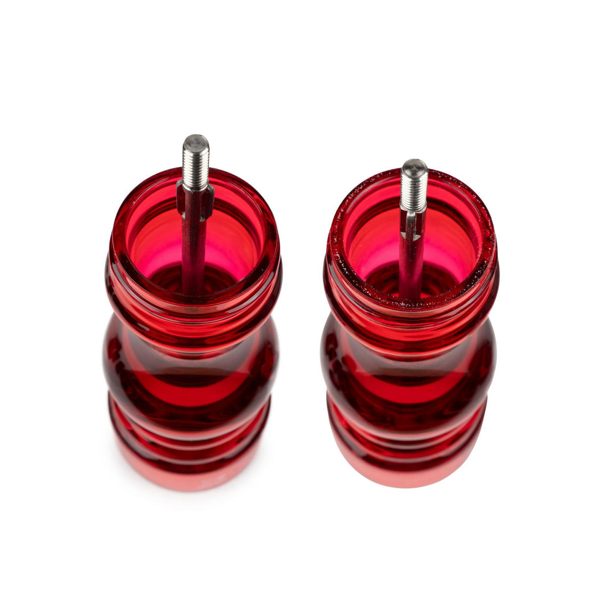 GESCHENKSET Podium 18cm Pfeffer- & Salzmühle Acryl Rot - Rot, Kunststoff (5.9/17.4/12cm) - PEUGEOT