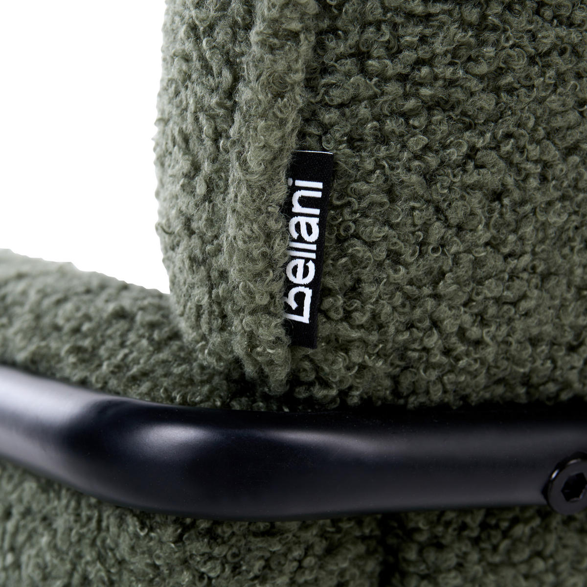 SESSEL Bouclé Grün Trysnes - Grün, Textil (74/84/75cm) - Beliani