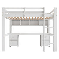 HOCHBETT 90/200 cm Weiß - Weiß, Holz - Raumix