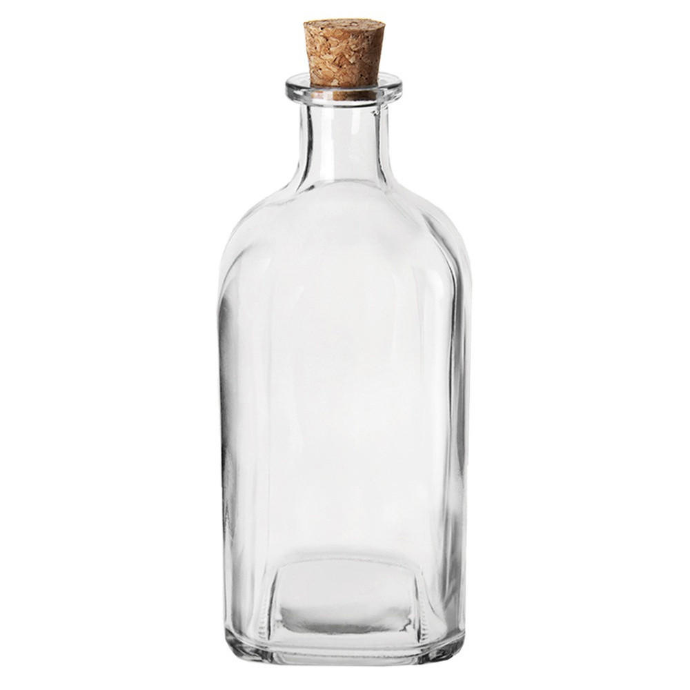 SERVIERFLASCHE Korkverschluss 530 ml Transparent - Transparent, Glas (7.5/18/7.5cm) - Orion 