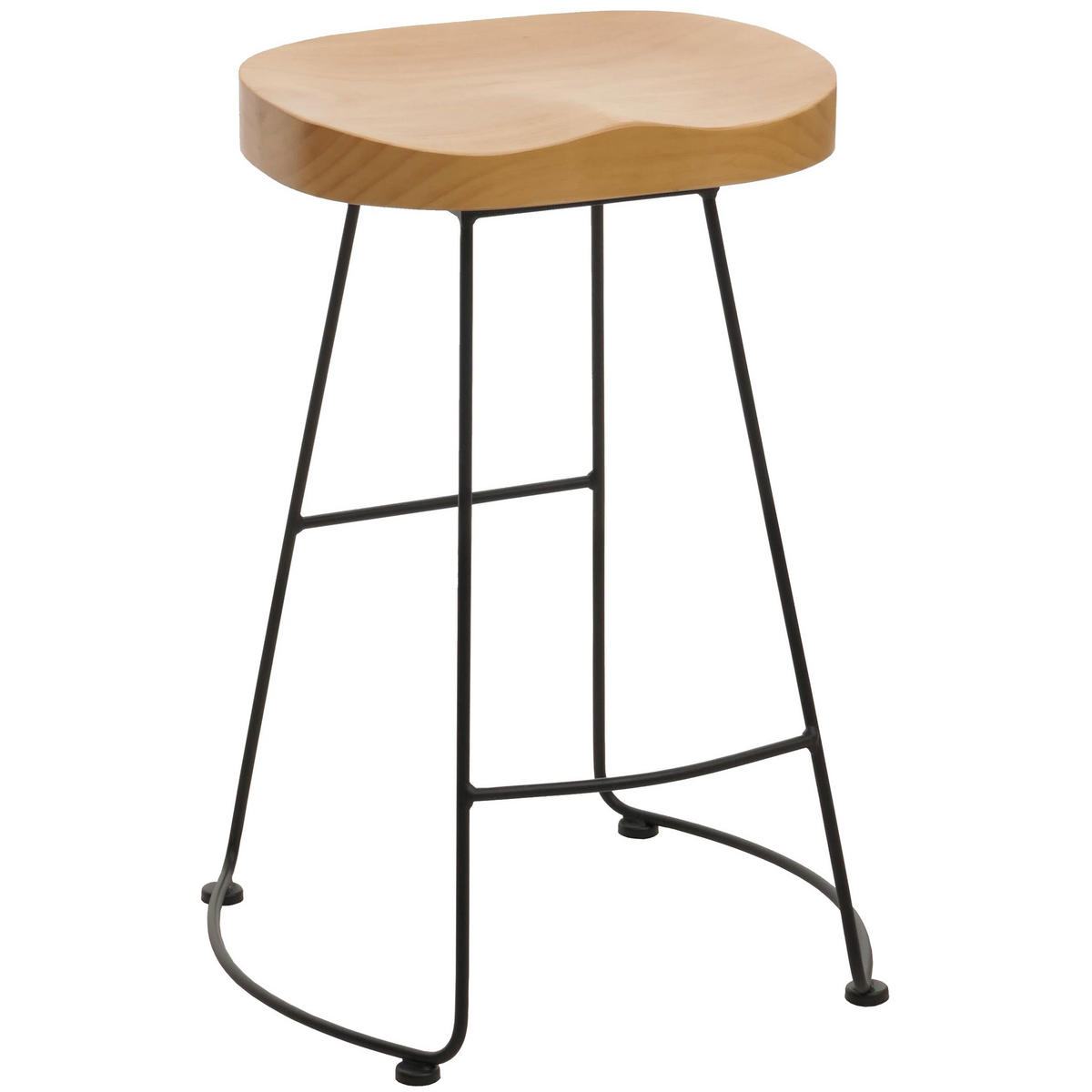 BARHOCKER Beige - Beige, Holz (48/68/44cm) - MCW