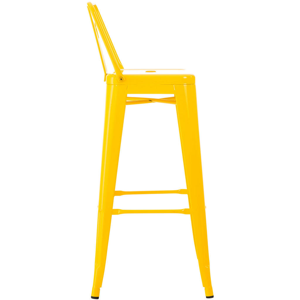Thumbnail - CLP Barhocker, Gelb, Metall, 44x96x43 cm, Esszimmer, Barmöbel, Barhocker