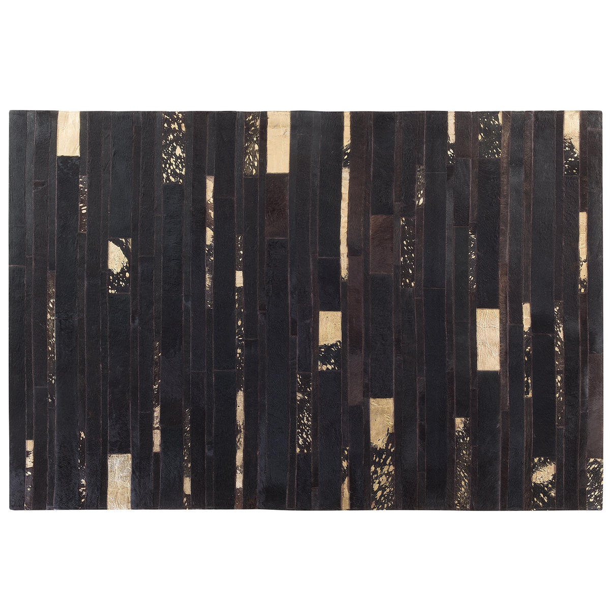 KURZFLOR-TEPPICH Artvin 200/140 cm - Braun, Fell (140/200cm) - Beliani