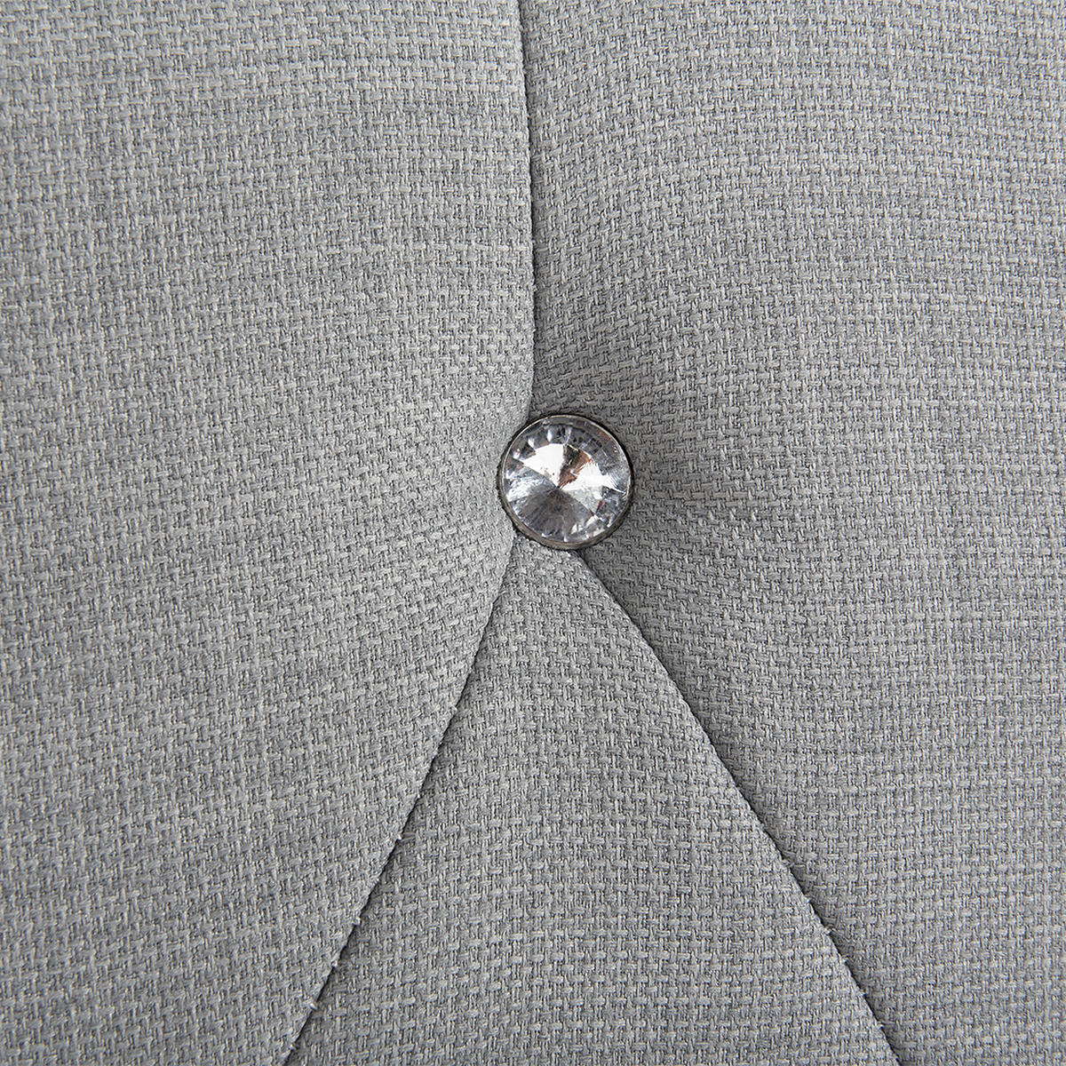 POLSTERBETT 160/200cm Hellgrau Metz - Hellgrau, Textil (160/200cm) - Beliani