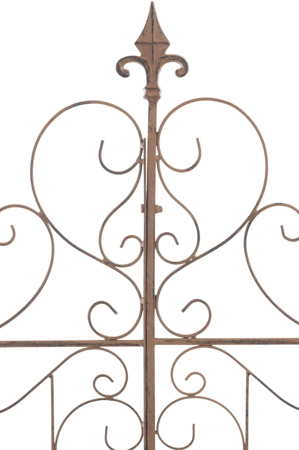 RANKGITTER Joris 99x2x133cm Metall Antik-Braun Rankhilfe - Braun, Metall (99/133/2cm) - DELUKE