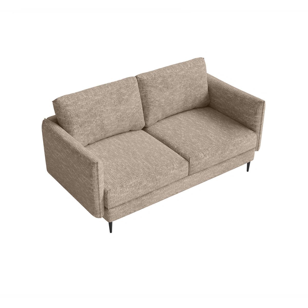 SOFA Koge Ohne Schlaffunktion, Braun - Braun, Textil (196/95/86cm) - Fedve