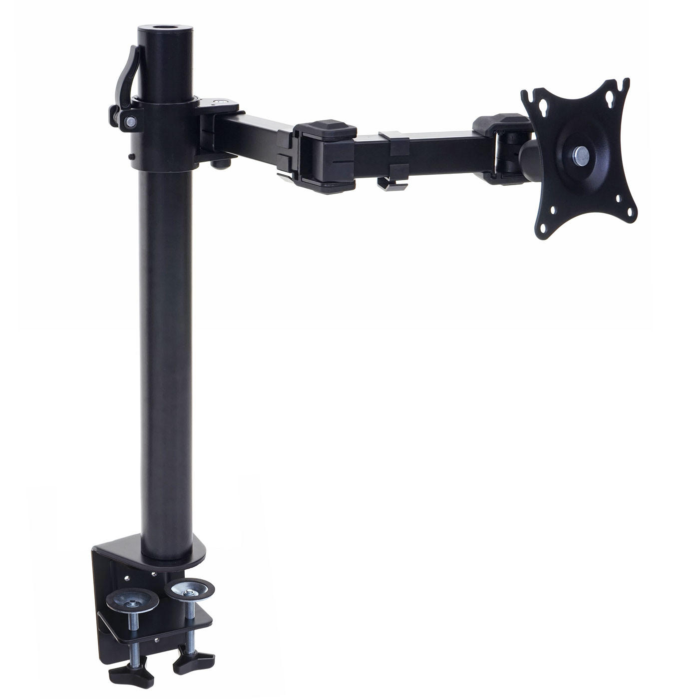 MONITORHALTER EINARMIG Schwarz - Schwarz, Metall (43/12/43cm) - MCW