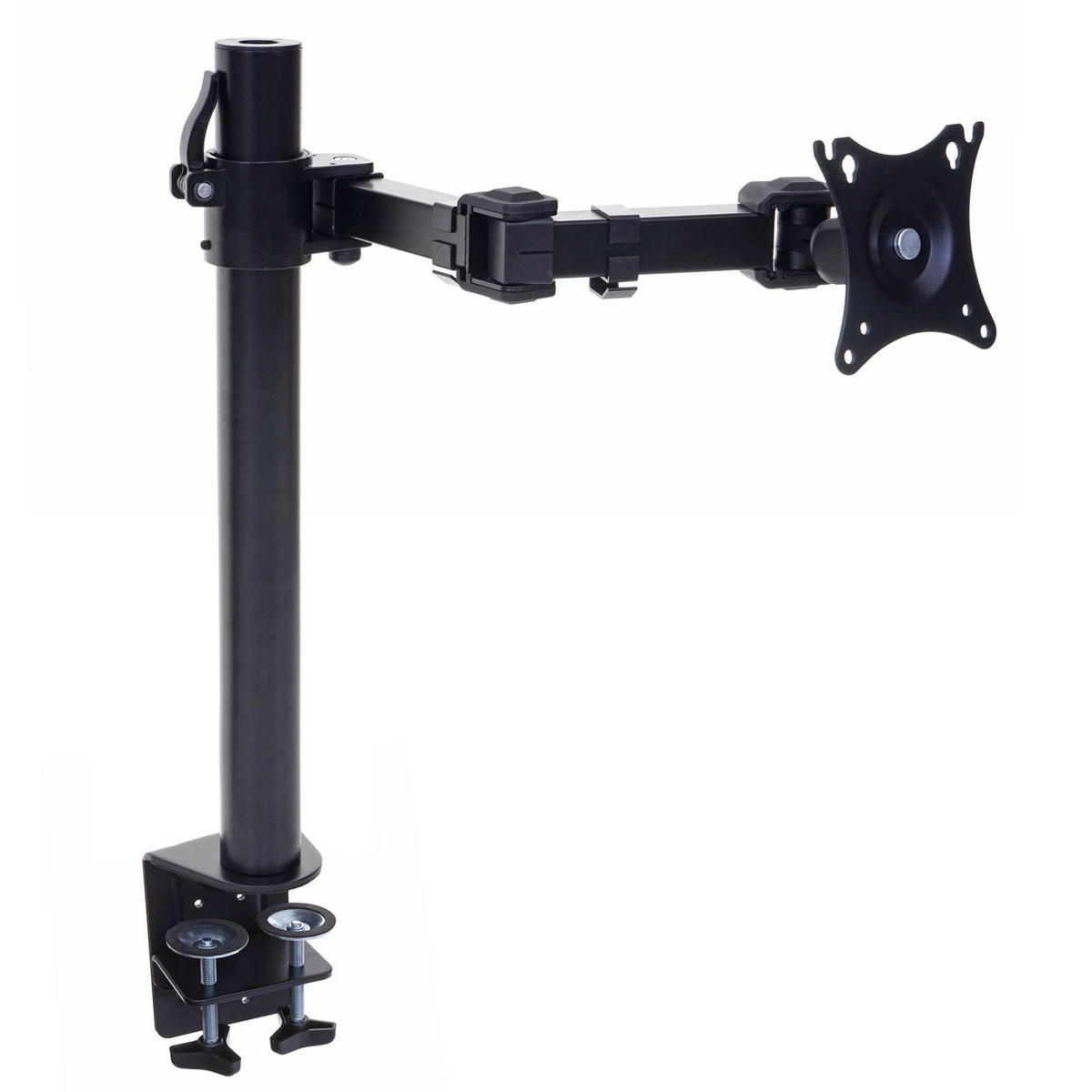 MONITORHALTER EINARMIG Schwarz - Schwarz, Metall (43/12/43cm) - MCW