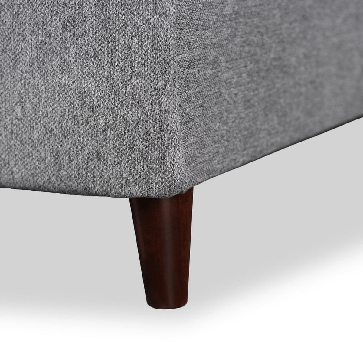 SCHLAFSOFA NEPAL ausziehbar Zweisitzer Grau - Braun/Grau, Holz/Holzwerkstoff (187/95/87cm) - makarowski meble