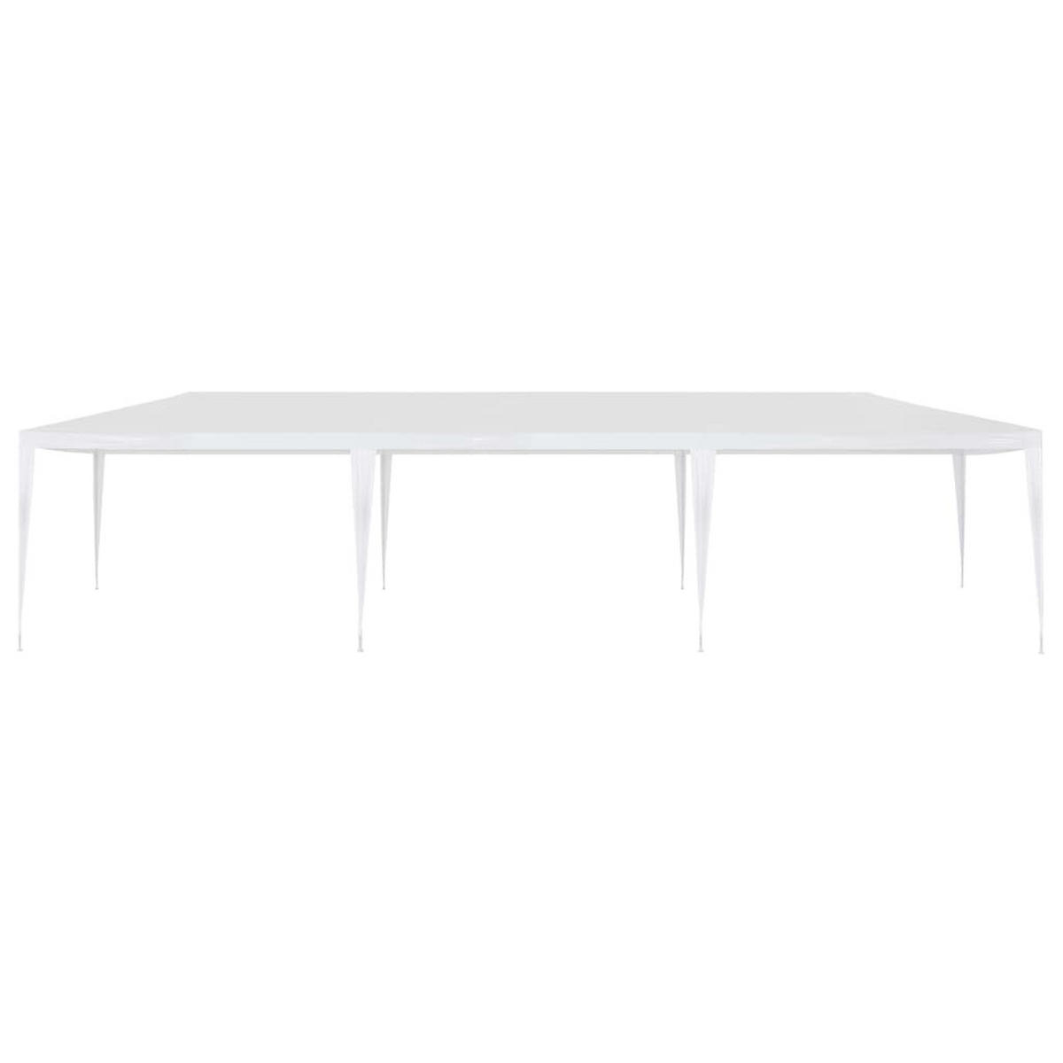 PARTYZELT 3/9 M Pe Weiss - Weiß, Kunststoff (300/255/900cm) - vidaXL