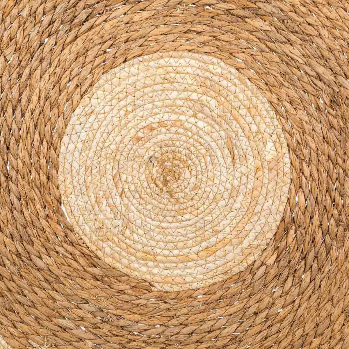 NATURFASERTEPPICH braun handgewebt D120x1 cm - Multicolor, Naturmaterialien (120/120cm) - Wanderlust