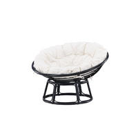 GARTENSESSEL BONNIE Schwarz 115x101x91 cm - Schwarz, Textil (115/91/101cm) - FURNLUX