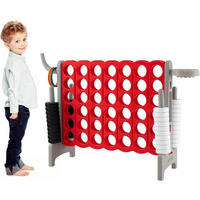 SPIELSET 4 in 1 Riesiges 4 Gewinnt Multicolor - Multicolor, Kunststoff (33/84cm) - COSTWAY