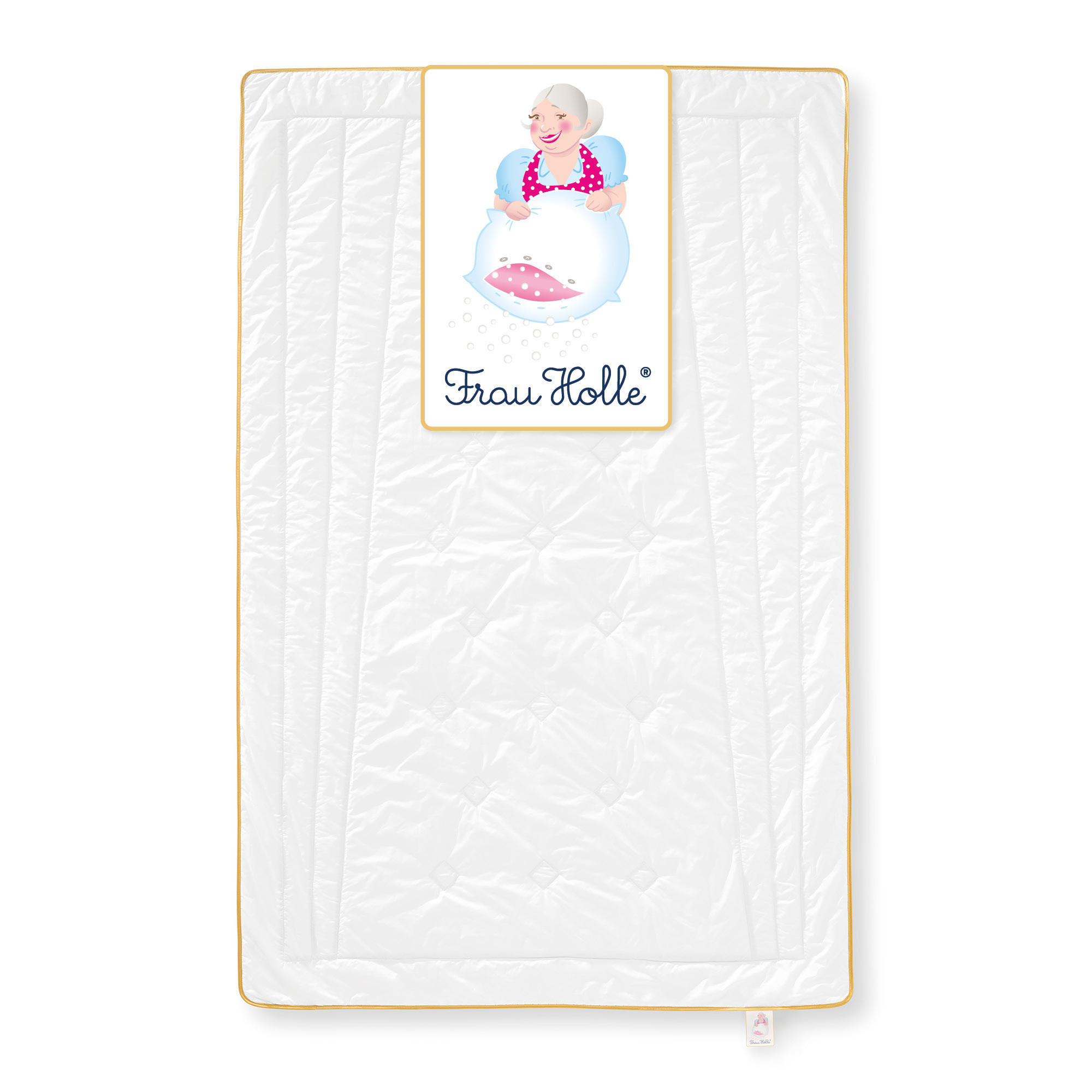 WILDSEIDENBETTDECKE PREMIUM Wildseide leicht - Weiß, Naturmaterialien/Textil (135/200cm) - Frau Holle