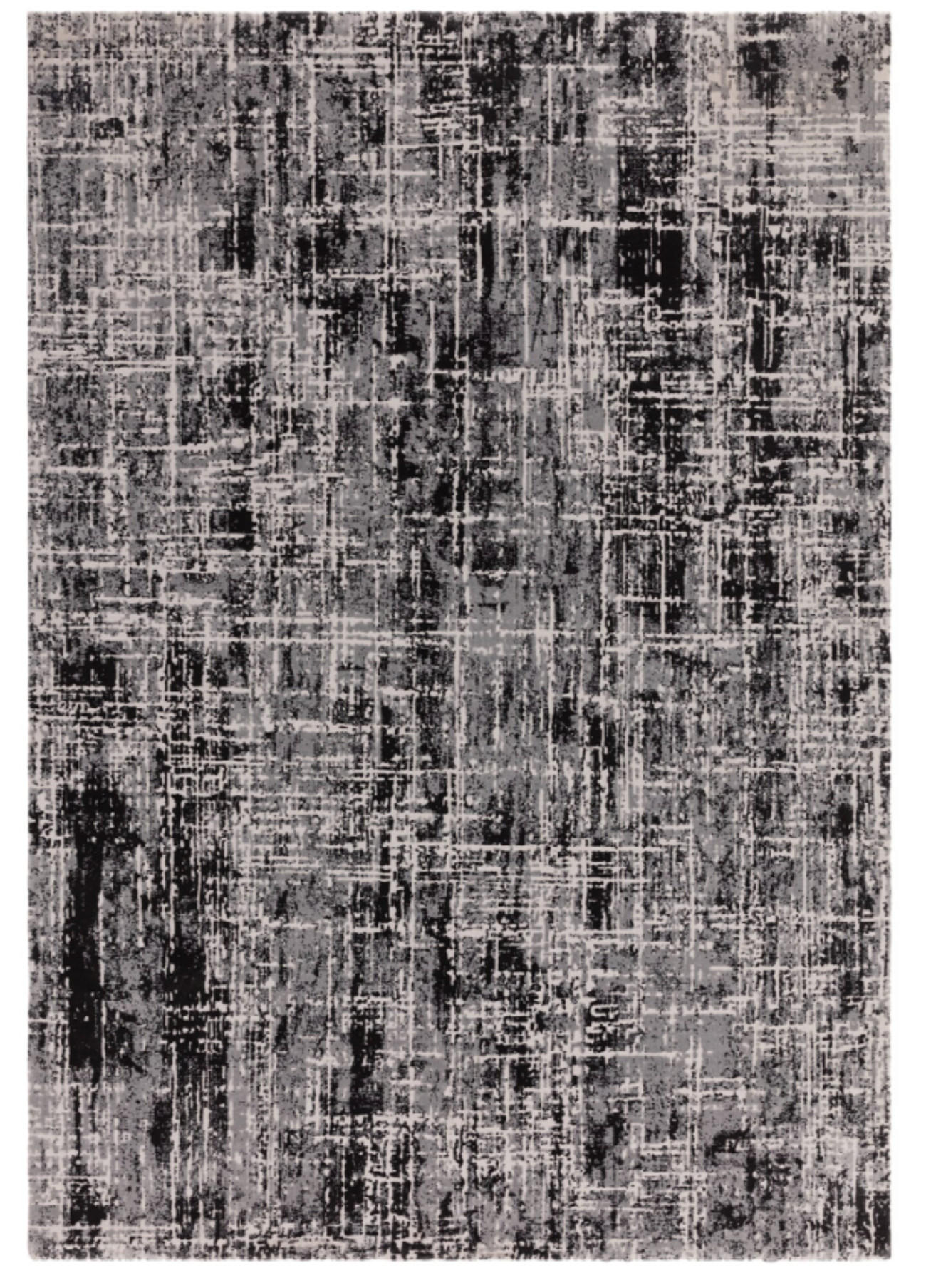 Novatrend Wohnzimmerteppich Schwarz 160x230 cm