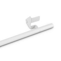 KLEMMSTANGE ausdrehbar/ausziehbar Ø8/10mm ( Weiß Fit ) 60-80 cm - Weiß, Metall (1/1/80cm) - Bestlivings