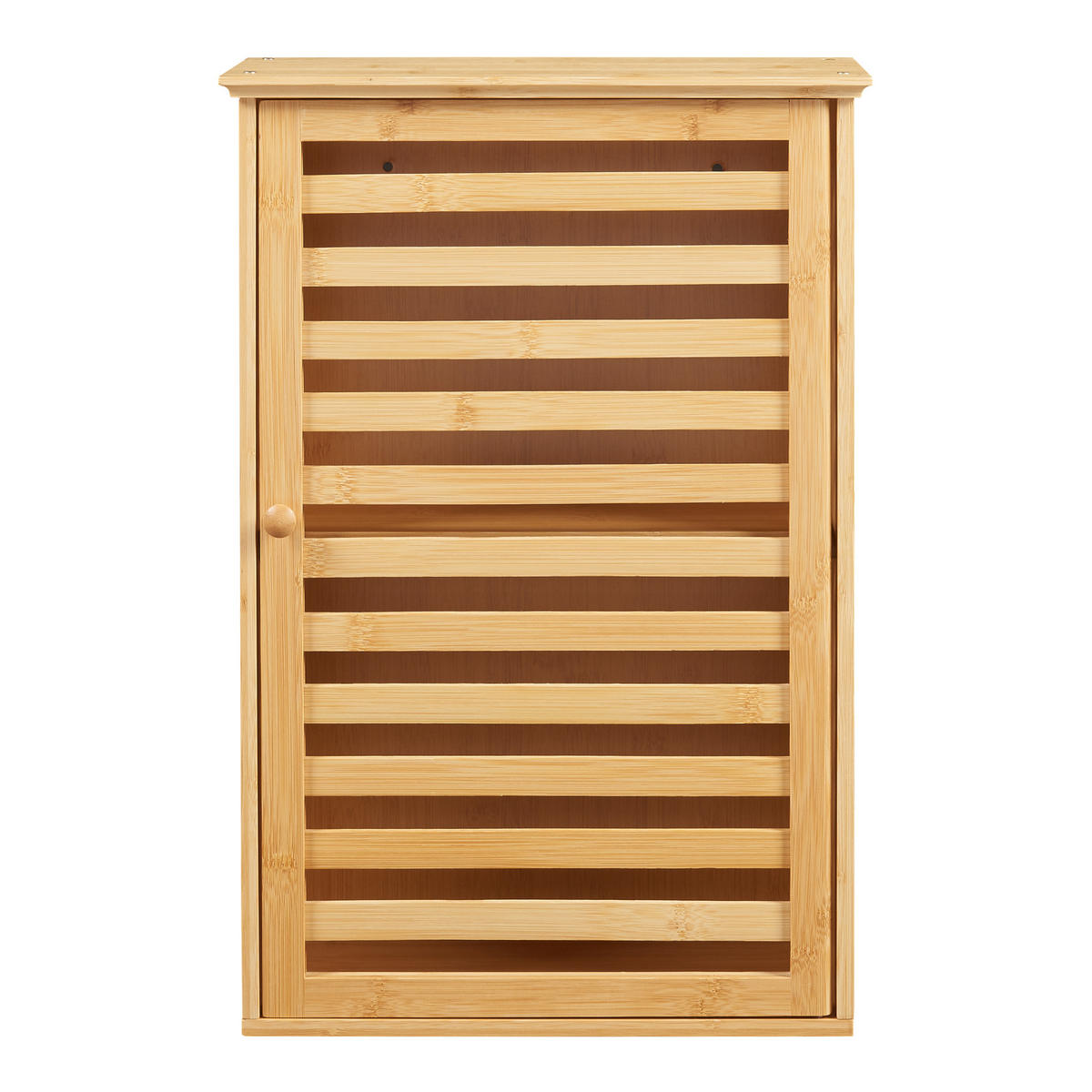 BAD-HÄNGESCHRANK Järfälla - Naturfarben, Holz (37/54.5/16cm) - [en.casa]