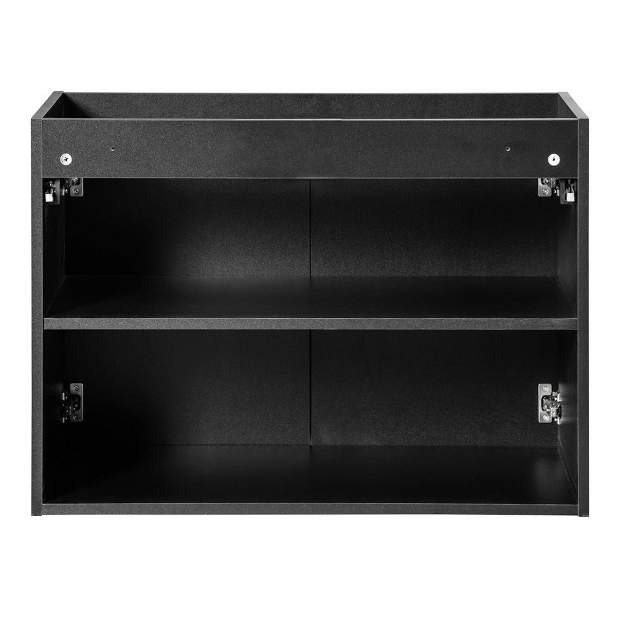 WASCHTISCH Newport-56 - Schwarz, Holzwerkstoff (80/71/40cm) - Lomado